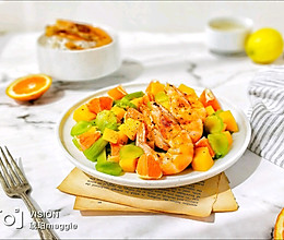 芒果红橙莴笋虾沙拉#精品菜谱挑战赛#的做法