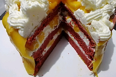 红丝绒裸蛋糕