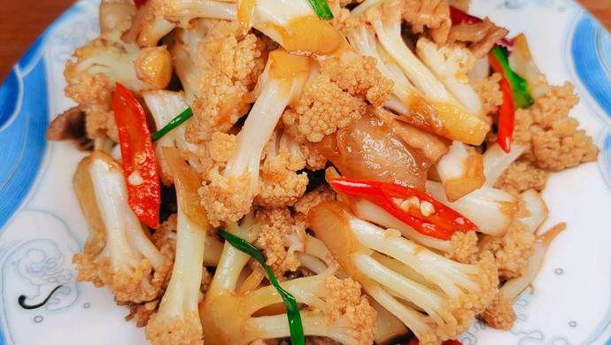干锅花菜，家常菜简单