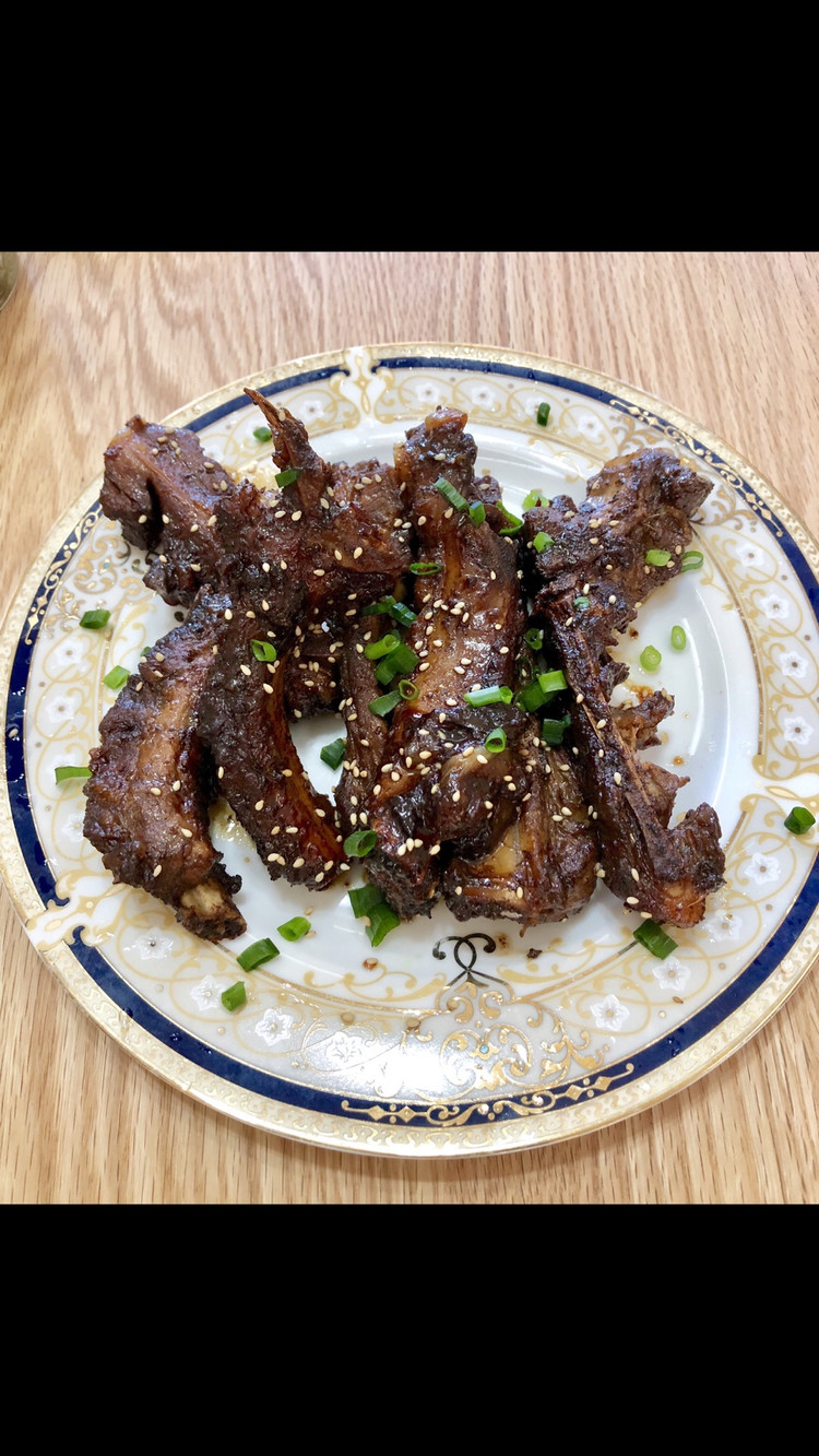 铁锅烤排骨的做法