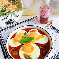 #丘比小能手料理课堂#低热量-日式油醋爱心蛋的做法图解7