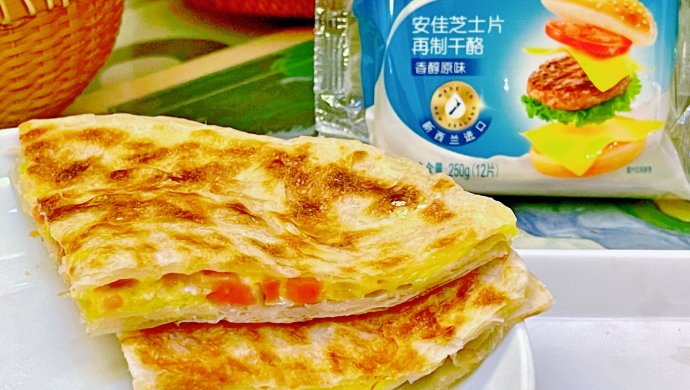 手抓饼芝士披萨
