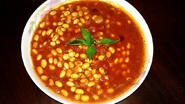 茄汁焗黄豆的做法