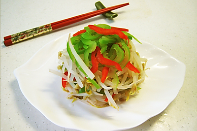 爽脆豆芽拌