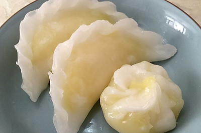 奶黄水晶饺