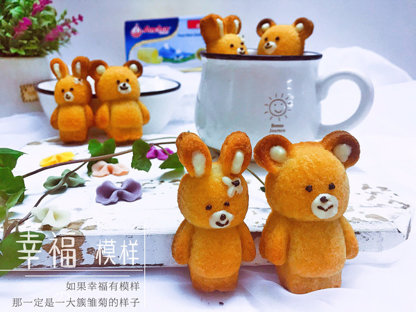 费南雪卡通蛋糕