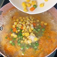 #刘畊宏女孩减脂饮食#什锦海鲜粥的做法图解6