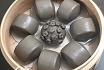 #固发补钙#黑芝麻刀切馒头的做法