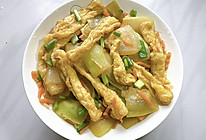 #纳福汇轻松喷出美味# 油豆腐焖蒲瓜的做法