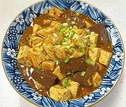 #秋日养生这样吃#麻辣鲜鸡肉豆腐（低脂高蛋白）的做法