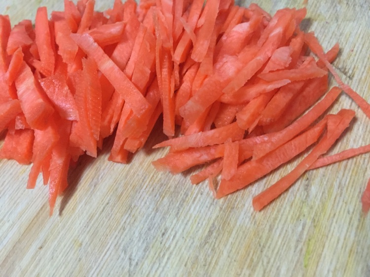 韩式拌干豆腐丝的做法图解2