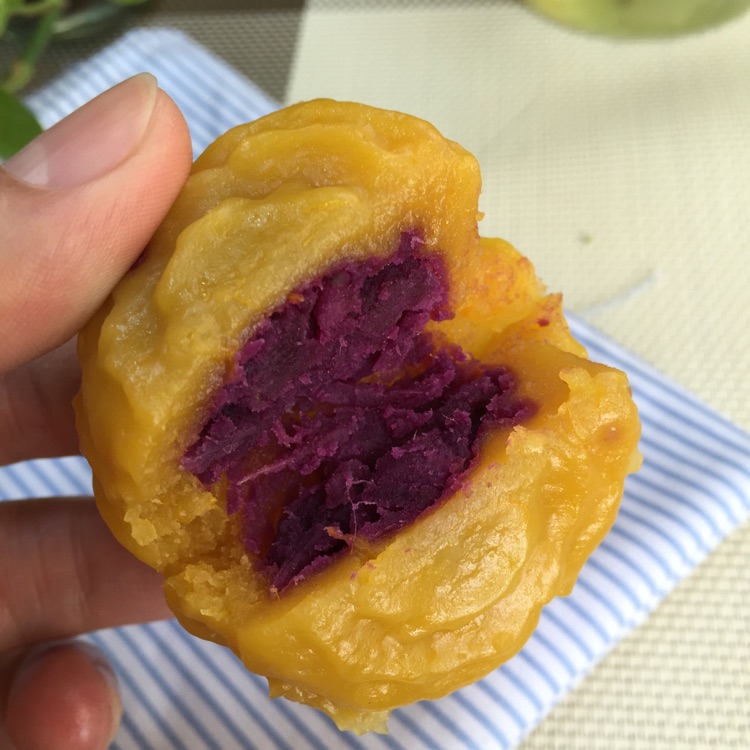紫薯馅南瓜饼的做法图解8