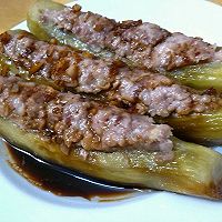 肉末蒸香茄的做法图解7