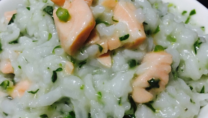 寶寶食譜之三文魚菜飯