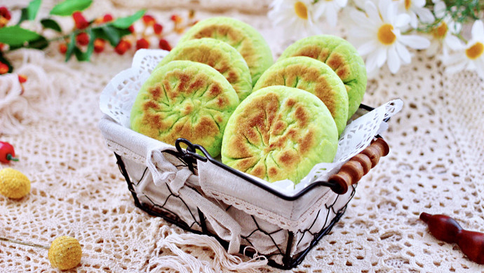 香椿鹅蛋发面饼
