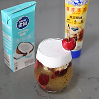 #车厘子自由行#自己调制一杯简单味美的车厘亚麻籽椰奶饮品的做法图解7