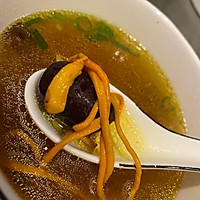 鲜虫草花炖鸡汤的做法图解4