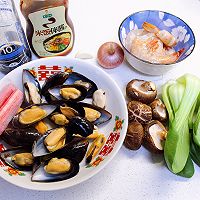 #智利贻贝中式烹法大赏#韩式海鲜汤的做法图解1