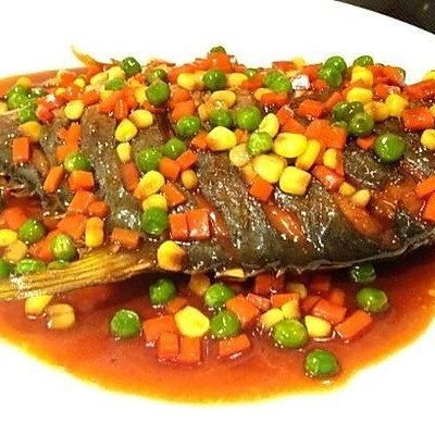 葱烧金鲳