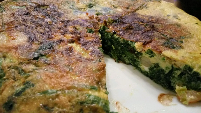 西班牙式菠菜饼 Tortilla de espinacas