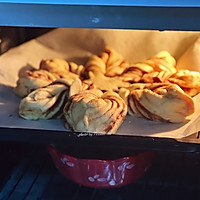 #金龙鱼精英100%烘焙大师赛-爱好组高筋#雪花巧克力面包的做法图解14