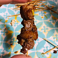 平底锅烤牙签羊肉串的做法图解12