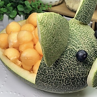 夏日果盘～小猪哈密瓜的做法图解12