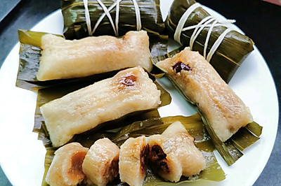 红枣蜜枣粽的简单包法