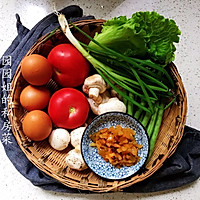 番茄蘑菇豆角煨面～三伏素食的做法图解1
