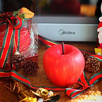 网红圣诞巧克力苹果蛋糕：的做法图解1
