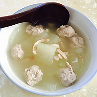 冬瓜丸子汤的做法图解1