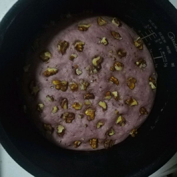 紫薯核桃发糕