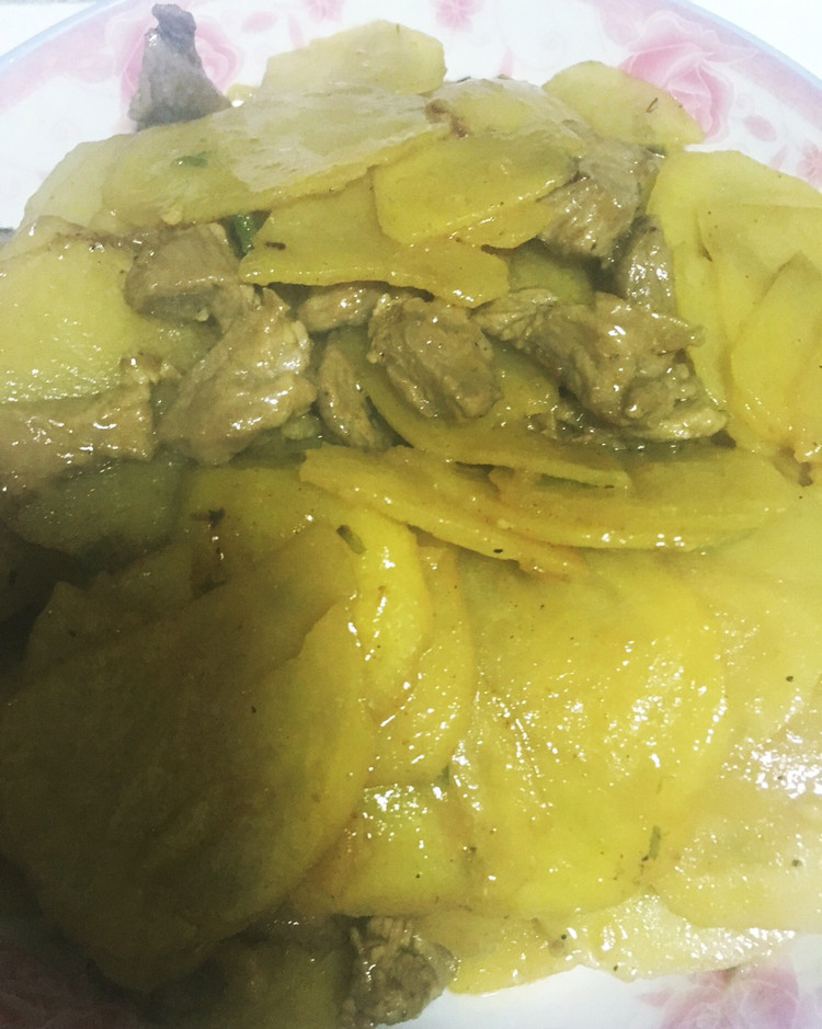 肉炒土豆片的做法