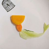 创意水果  美人鱼的做法图解3