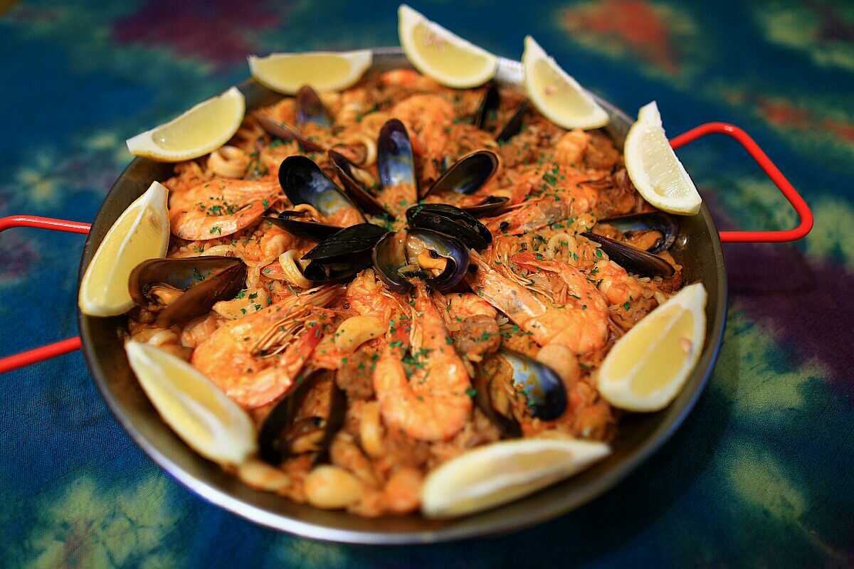 西班牙海鲜饭瓦伦西亚高清摄影大图-千库网