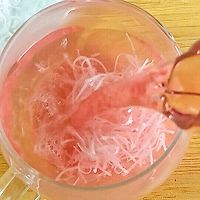 #美食视频挑战赛# 椰丝蔓越莓果汁的做法图解9