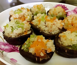 鲜虾香菇酿的做法