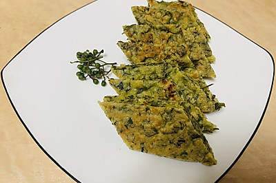 花椒芽鸡蛋饼
