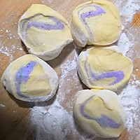 彩色蒸饼～卷烤鸭也是这个饼啊的做法图解2