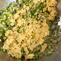 茭瓜鸡蛋蒸饺，纯素，太好吃啦的做法图解8