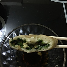 韭菜香菜玉米胡萝卜馅饼