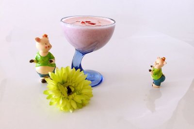 自制草莓酸奶+