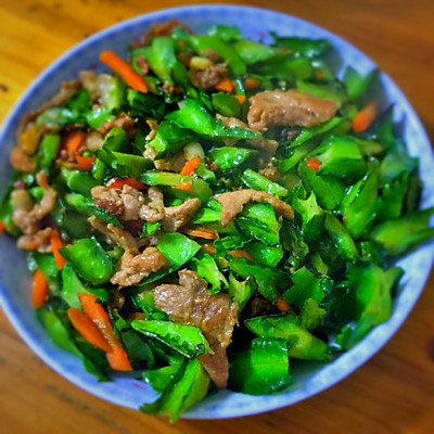 四角豆炒瘦肉