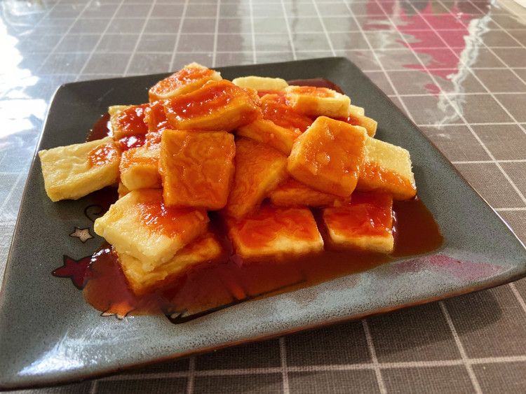 浇汁脆皮鸡蛋豆腐，不一样的味蕾的做法