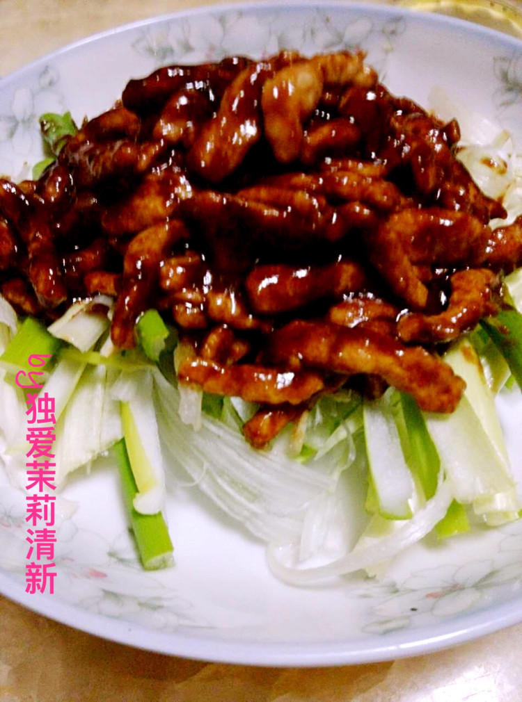 京酱肉丝的做法
