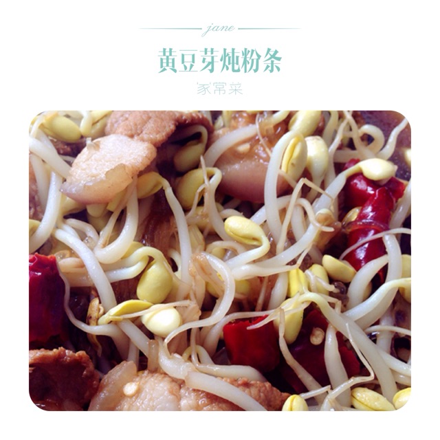 黄豆芽炖粉条