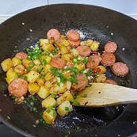 孜然土豆火腿(路边摊小吃)的做法图解6