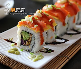三文鱼寿司#丘比轻食厨艺大赛#的做法