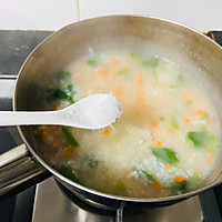 #憋在家里吃什么#蔬菜虾仁粥的做法图解13