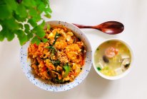 菌菇牛肉韩式拌饭的做法